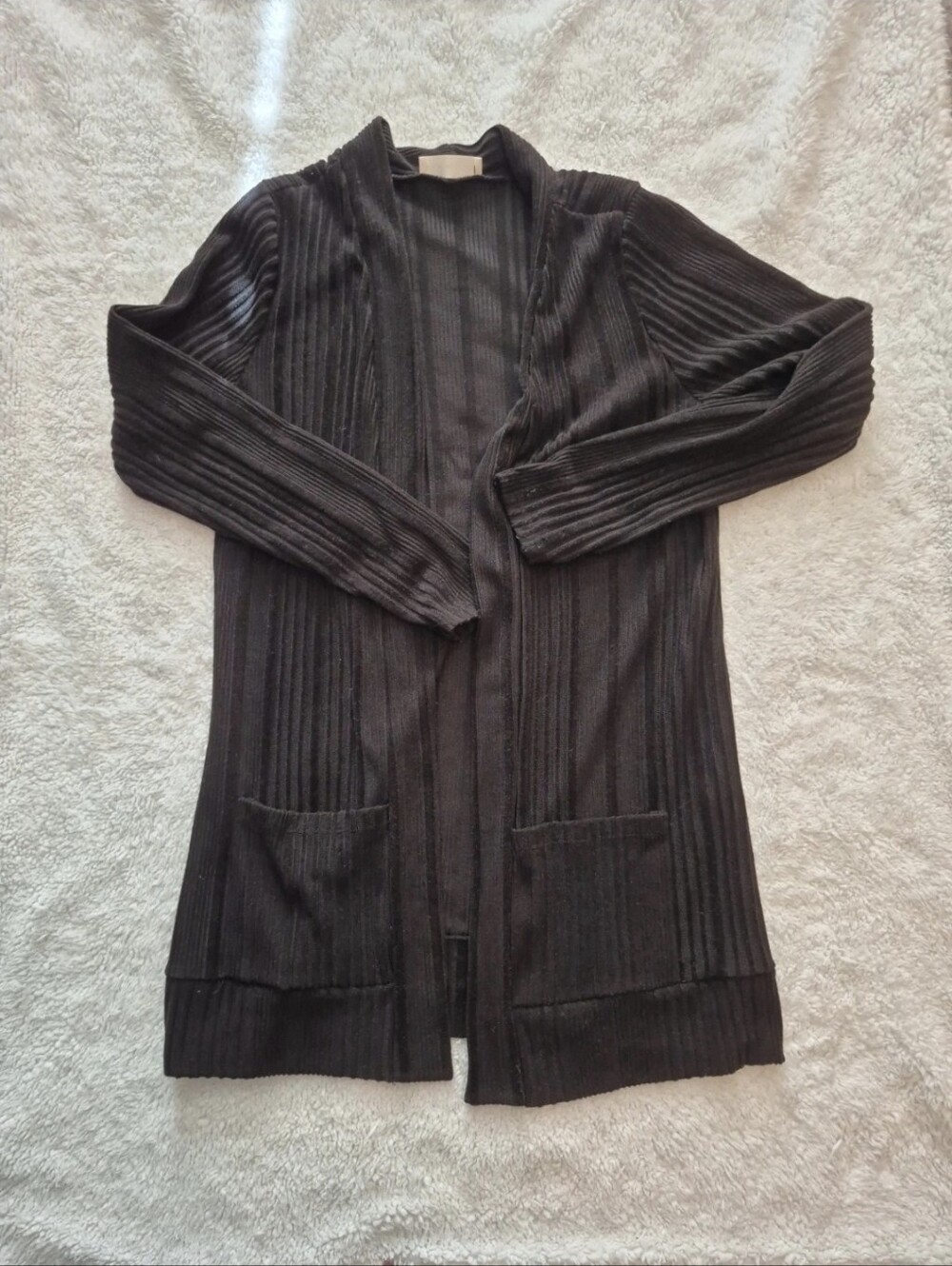 Black cardigan